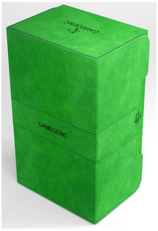VR-78636 Gamegenic Stronghold Holds 200 Sleeves Convertible Deck Box Green - Gamegenic - Titan Pop Culture