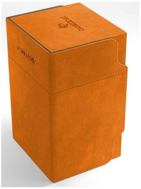 VR-78637 Gamegenic Watchtower Holds 100 Sleeves Convertible Deck Box Orange - Gamegenic - Titan Pop Culture