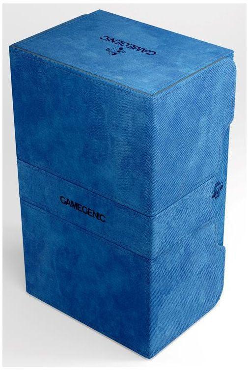 VR-78646 Gamegenic Stronghold Holds 200 Sleeves Convertible Deck Box Blue - Gamegenic - Titan Pop Culture