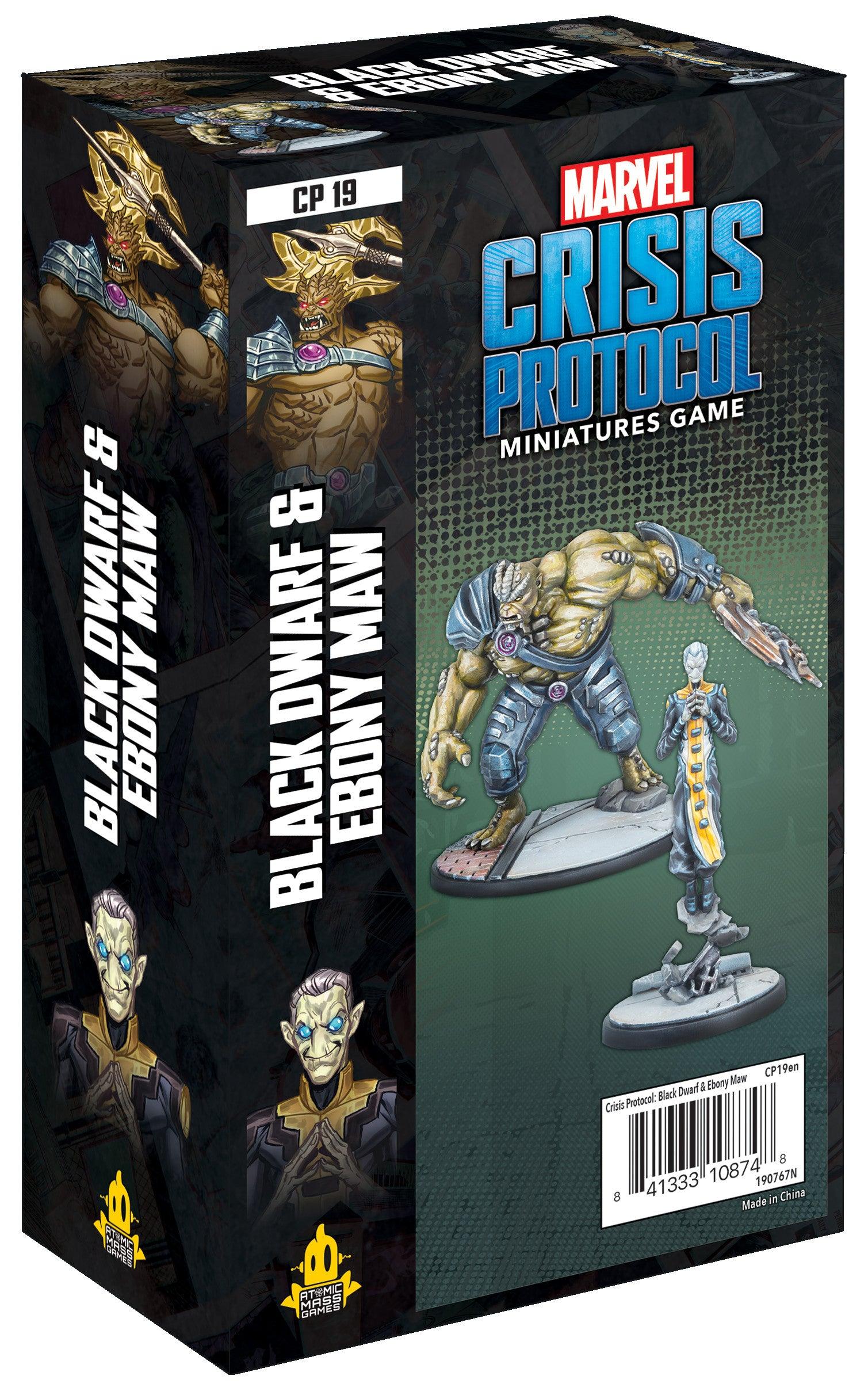 VR-78831 Marvel Crisis Protocol Black Dwarf and Ebony Maw - Atomic Mass Games - Titan Pop Culture