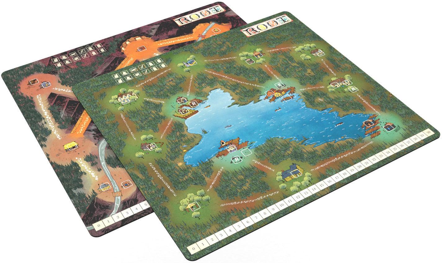 VR-81032 Root Playmat Mountain and Lake - Leder Games - Titan Pop Culture