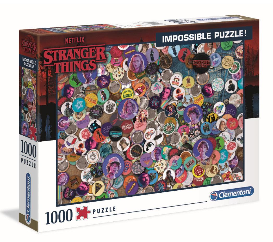 VR-85616 Clementoni Puzzle Netflix Stranger Things Impossible Puzzle 1,000 pieces - Clementoni - Titan Pop Culture