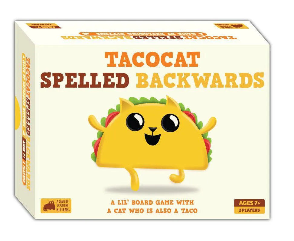 VR-89250 Tacocat Spelled Backwards (By Exploding Kittens) - Exploding Kittens - Titan Pop Culture