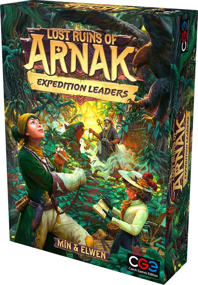 VR-93426 Lost Ruins of Arnak Expedition Leaders Expansion (CANNOT BE SOLD ON AMAZON) - Czech Games - Titan Pop Culture