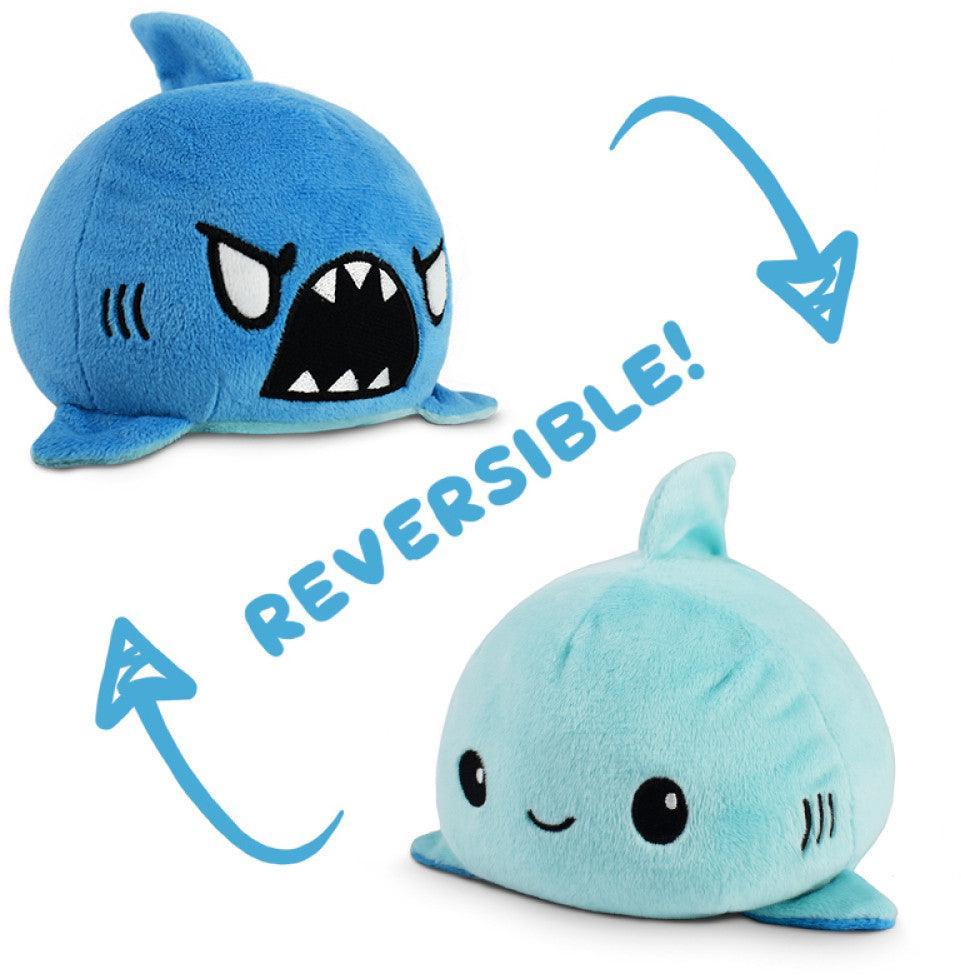 VR-93709 Reversible Plushie - Shark Light Blue/Blue - Tee Turtle - Titan Pop Culture