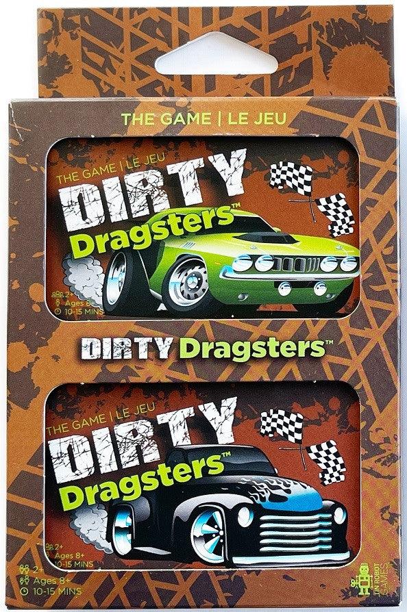 VR-97600 Dirty Dragsters Green and Black Car Decks - Tin Robot Games - Titan Pop Culture