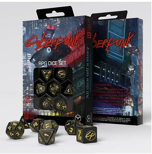 VR-97782 Cyberpunk Red Dice Set Wet Work - Q workshop - Titan Pop Culture
