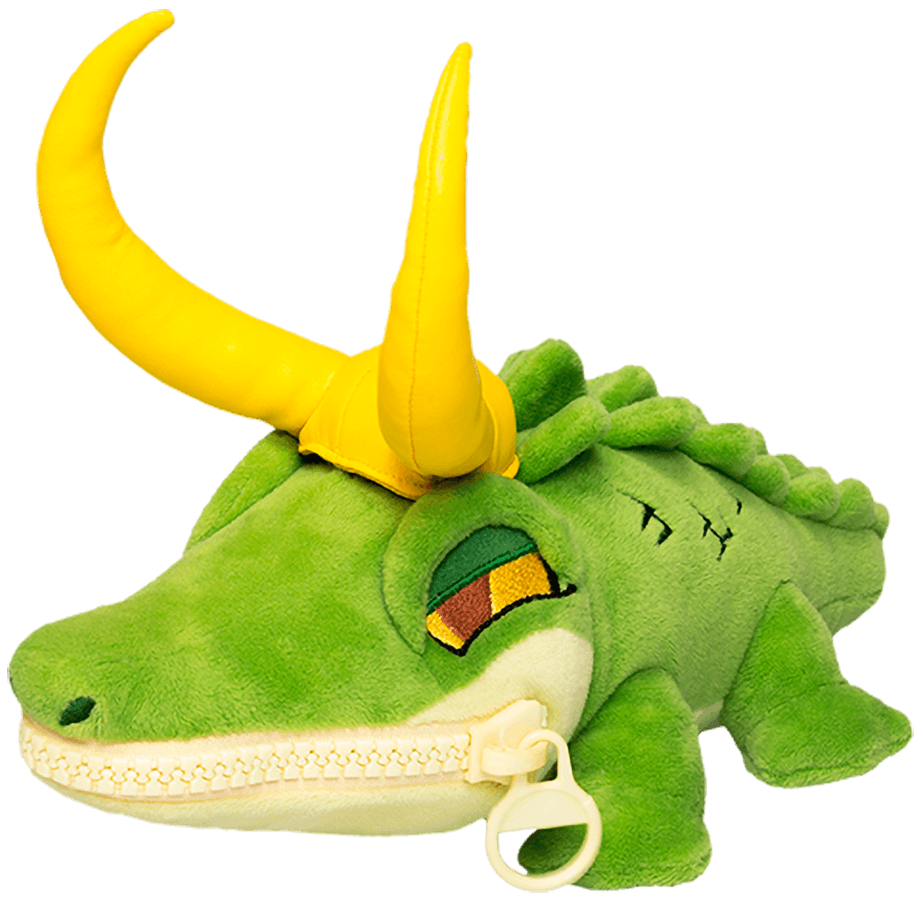 VR-97951 Zippermouth Plush Marvel Alligator Loki - Quantum Mechanix - Titan Pop Culture