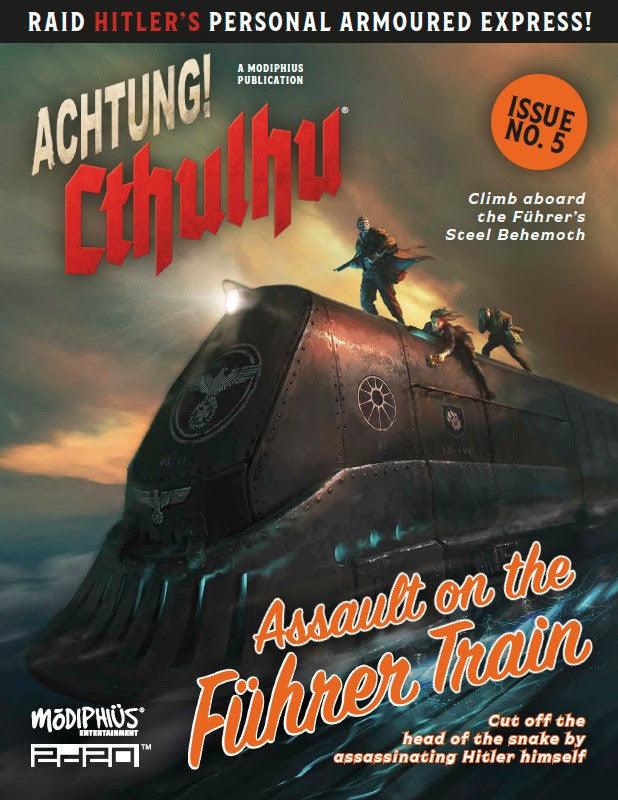 VR-98996 Achtung! Cthulhu RPG 2d20 - Assault on the Fuhrer Train - Modiphius Entertainment - Titan Pop Culture
