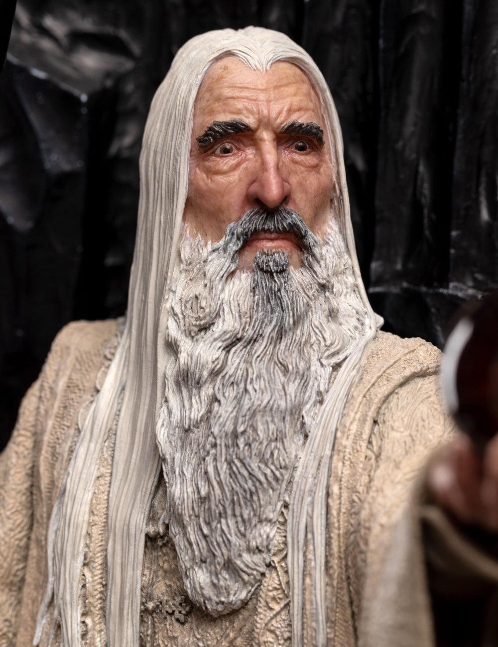 WET03269 The Lord of the Rings - Saruman the White on Throne 1:6 Scale Statue - Weta Workshop - Titan Pop Culture