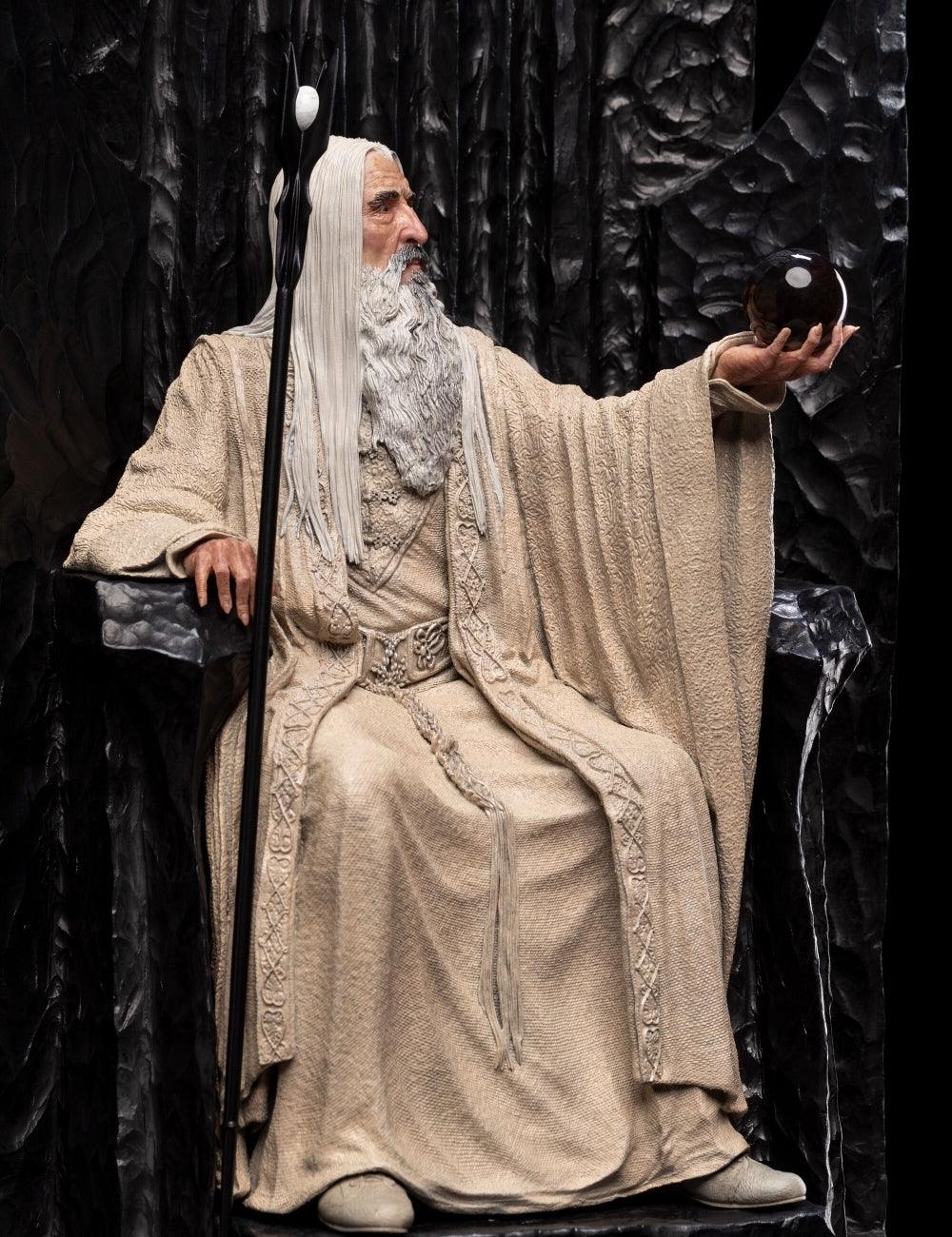 WET03269 The Lord of the Rings - Saruman the White on Throne 1:6 Scale Statue - Weta Workshop - Titan Pop Culture