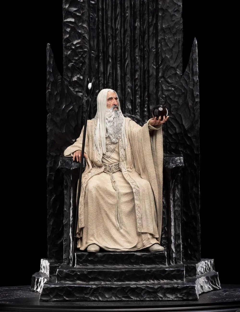 WET03269 The Lord of the Rings - Saruman the White on Throne 1:6 Scale Statue - Weta Workshop - Titan Pop Culture