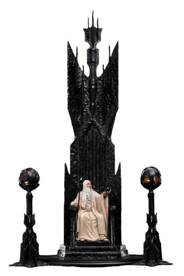 WET03269 The Lord of the Rings - Saruman the White on Throne 1:6 Scale Statue - Weta Workshop - Titan Pop Culture