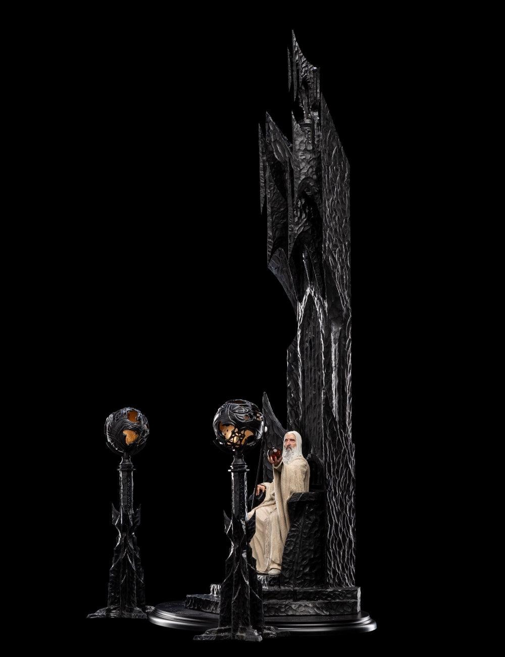 WET03269 The Lord of the Rings - Saruman the White on Throne 1:6 Scale Statue - Weta Workshop - Titan Pop Culture