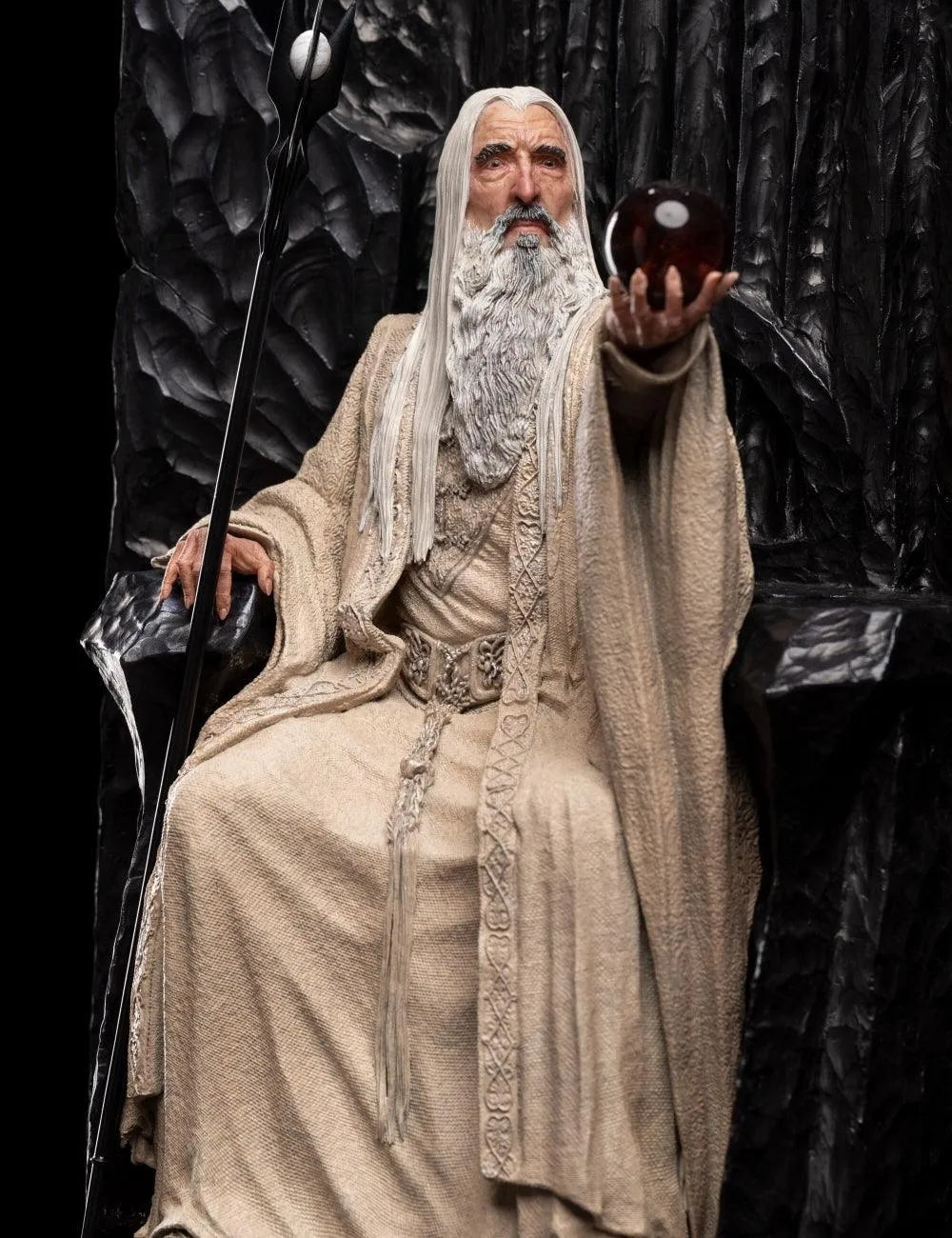 WET03269 The Lord of the Rings - Saruman the White on Throne 1:6 Scale Statue - Weta Workshop - Titan Pop Culture