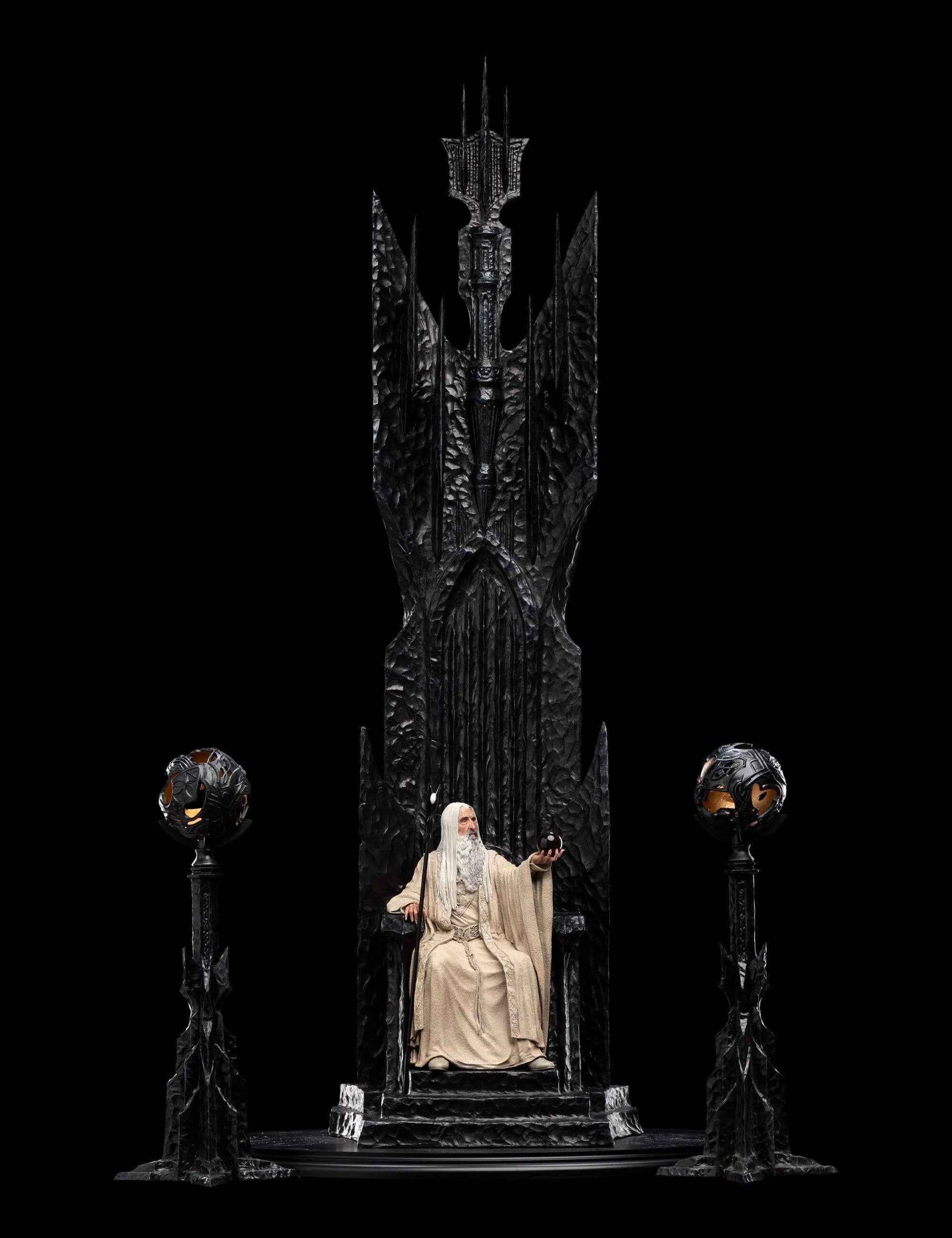 WET03269 The Lord of the Rings - Saruman the White on Throne 1:6 Scale Statue - Weta Workshop - Titan Pop Culture