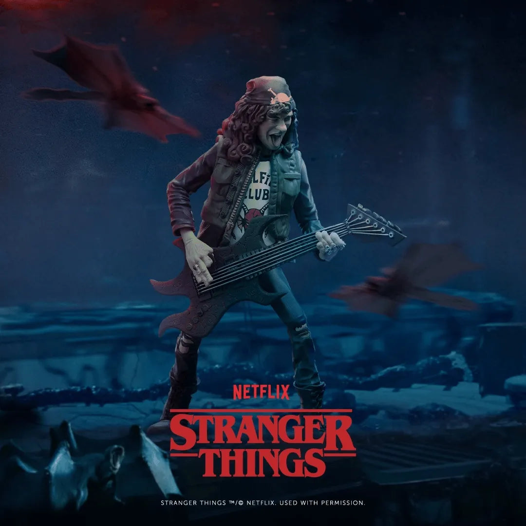 WET04170 Stranger Things - Rockstar Eddie Mini Epics Vinyl Figure - Weta Workshop - Titan Pop Culture