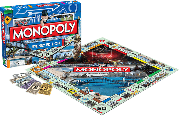 WIN000073 Monopoly - Sydney Edition - Winning Moves - Titan Pop Culture