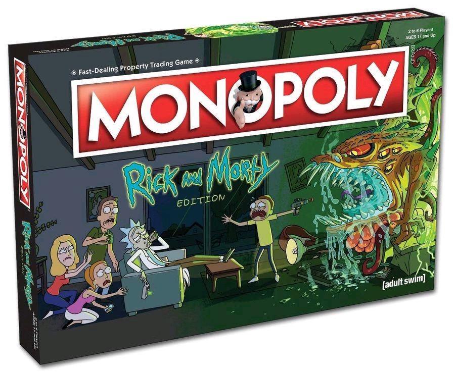 WIN002701 Monopoly - Rick & Morty Edition - Winning Moves - Titan Pop Culture
