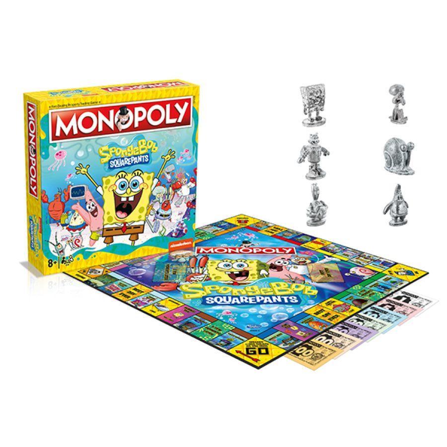 WIN004019 Monopoly - Spongebob Edition - Winning Moves - Titan Pop Culture
