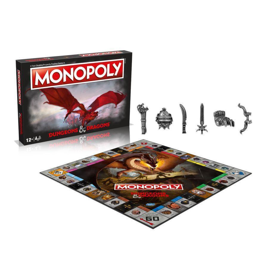 WINWM02022 Monopoly - Dungeons & Dragons Edition - Winning Moves - Titan Pop Culture